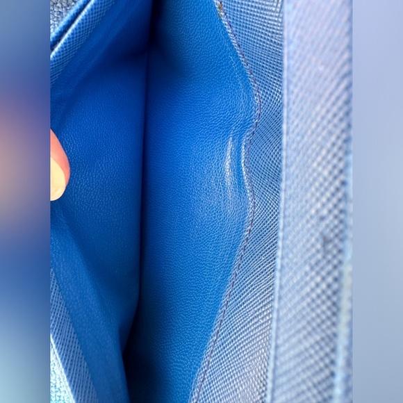 Blue Prada Bifold Wallet - Picture 5 of 16